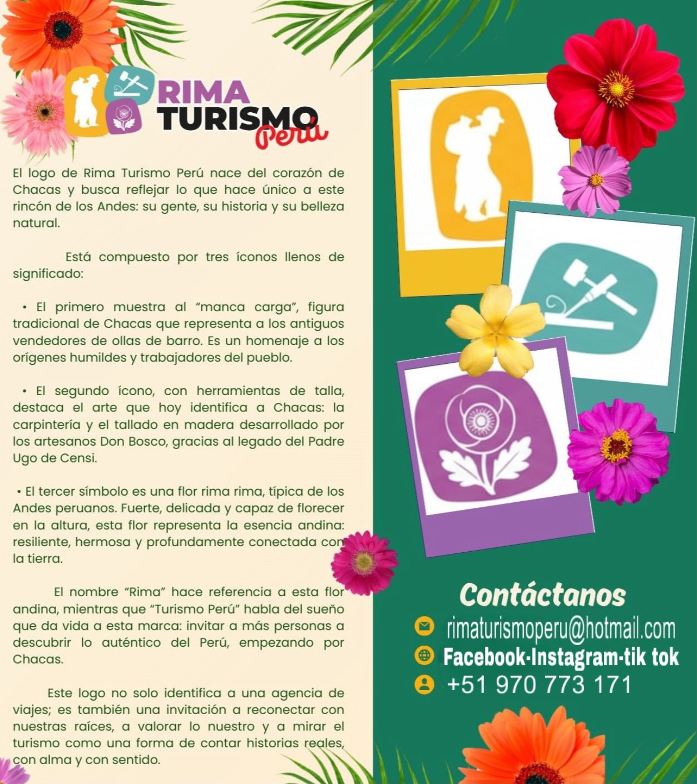 Historia y significado del logotipo de Rimaturismo Perú