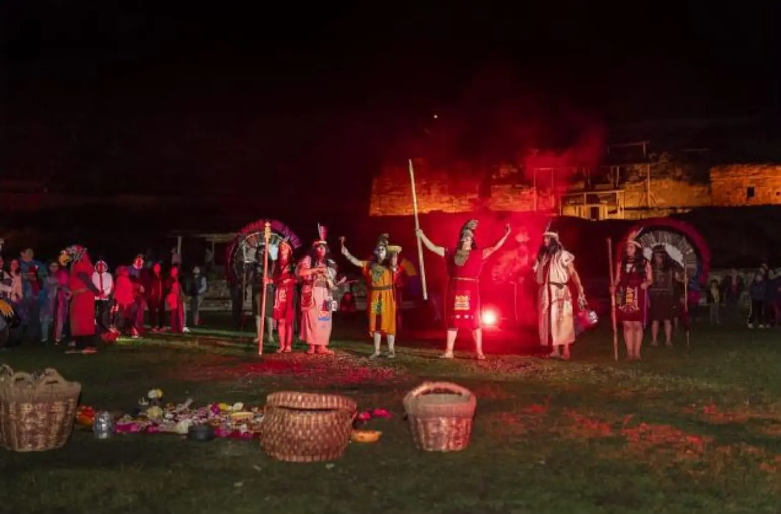 Escenificación cultural de Chavín de Noche