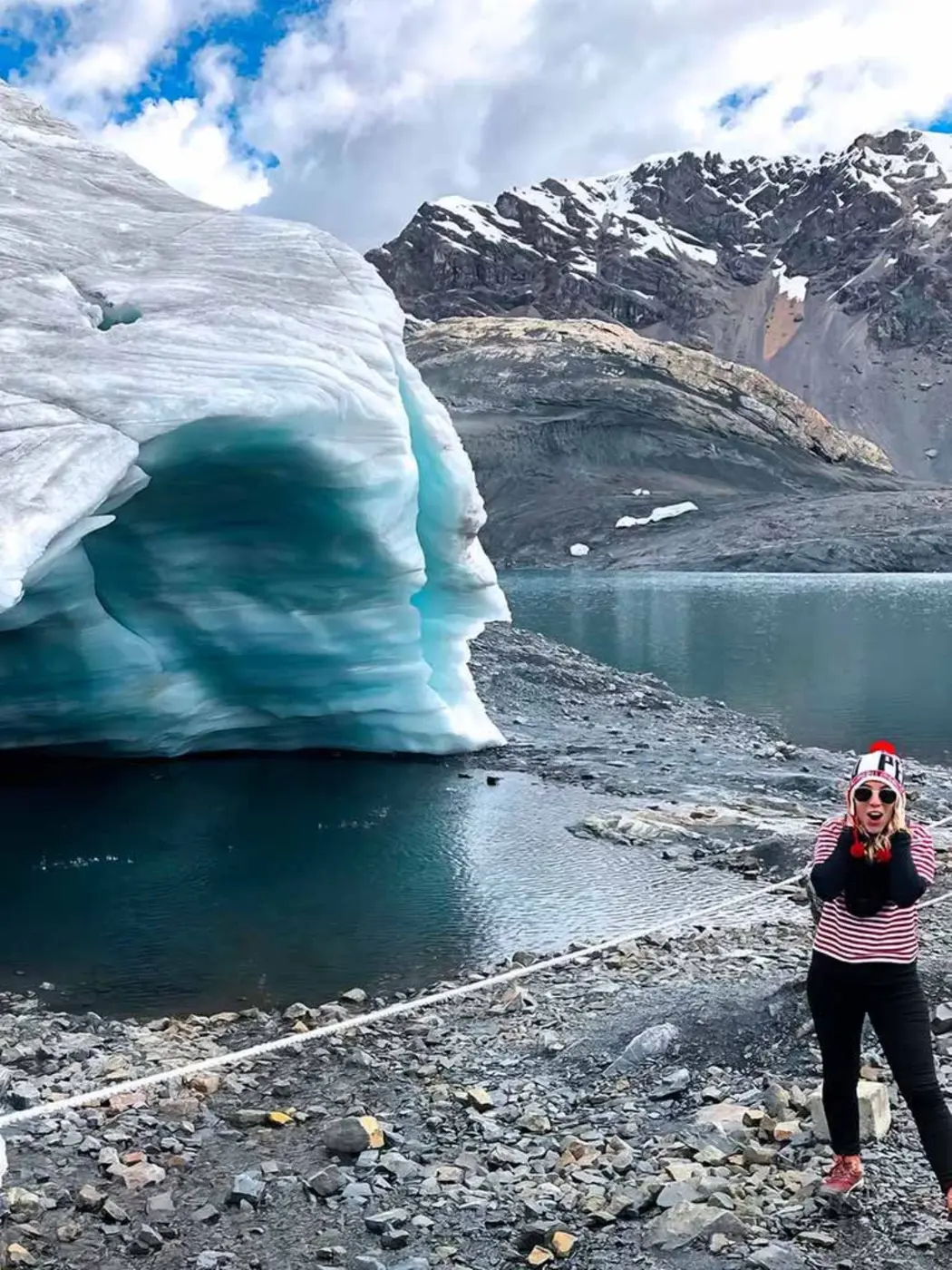 Visitantes en la ruta del Nevado Pastoruri
